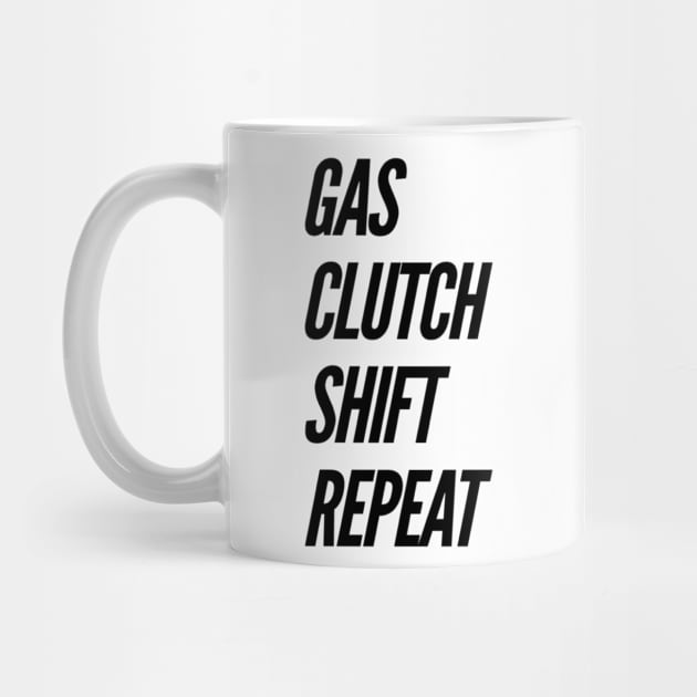 Stick shift Gas clutch shift repeat by Sloop